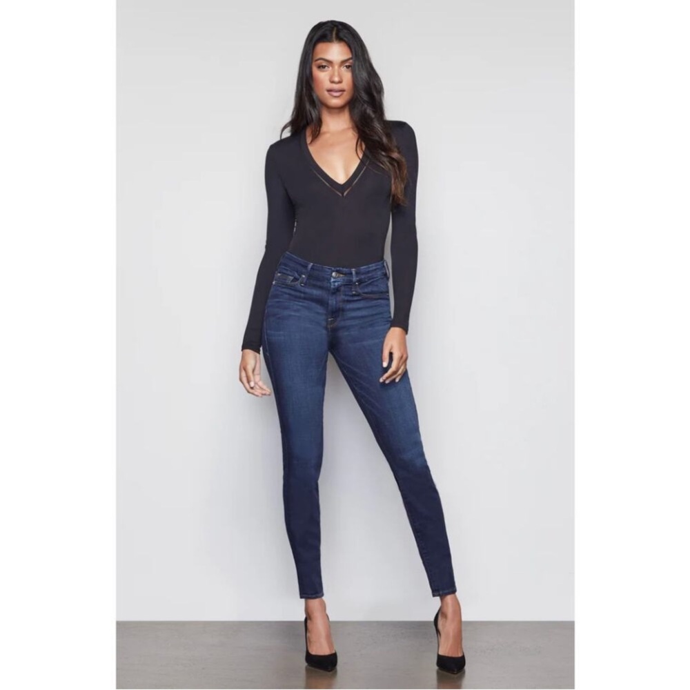 Good American Jeans Womens Blue Good Legs Style Gagl103